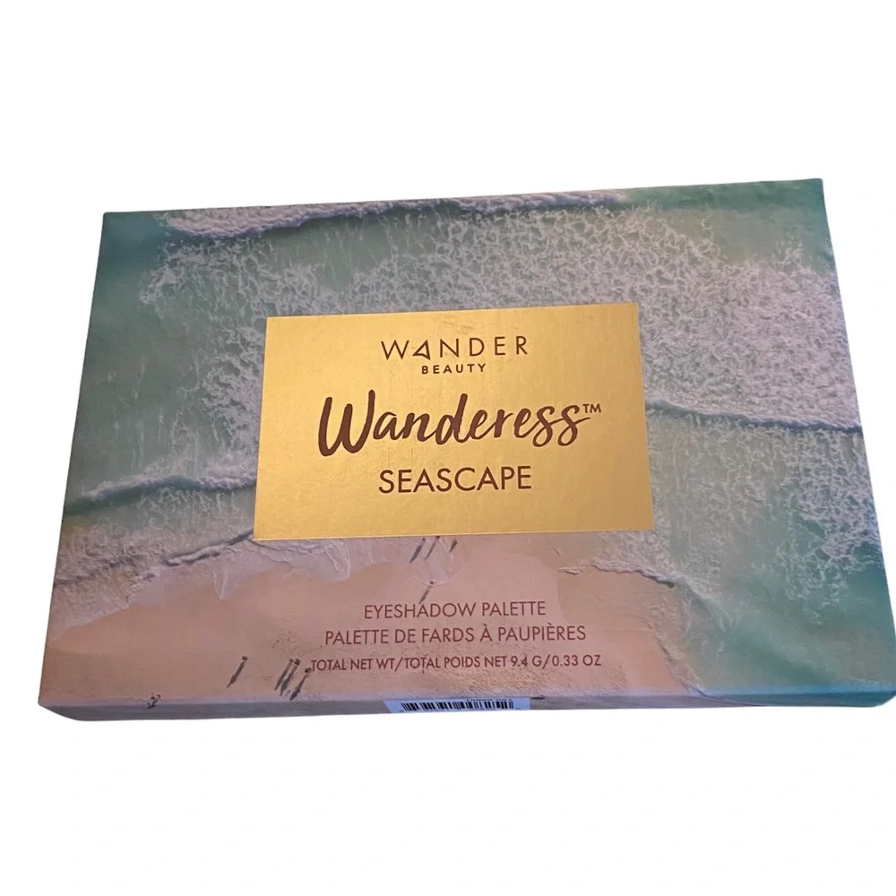 New Wander Beauty Wanderess Seascape Eyeshadow Palette, Full‎ Sized, New in Box